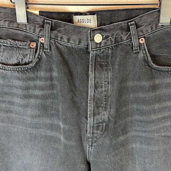 NWT AGOLDE 90'S PINCH WAIST HIGH RISE STRAIGHT - Howl Size 32 - Picture 3 of 15